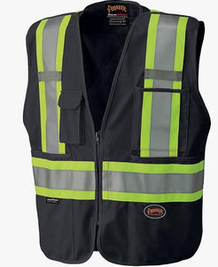 Surveyor Safety Vest Black XL