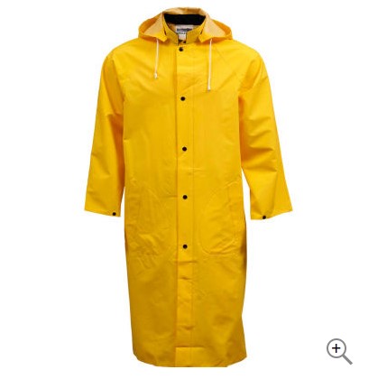 Yellow Rain Coat Long Mixing R601Y60 XXL