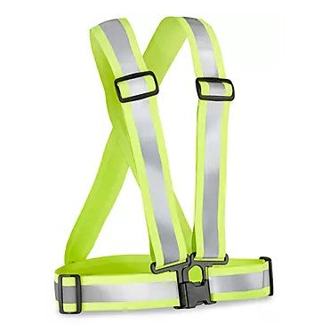 Dynamic Traffic Sash Belt Elastic Stripes High Vis