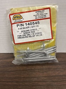 Oteco Pins Silver #45 10 Pack 140545