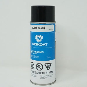 Spray Paint Black Enamel 16 OZ